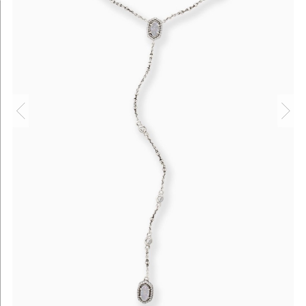 Kendra Scott. Cade earrings &Claudia Lariat Neckla